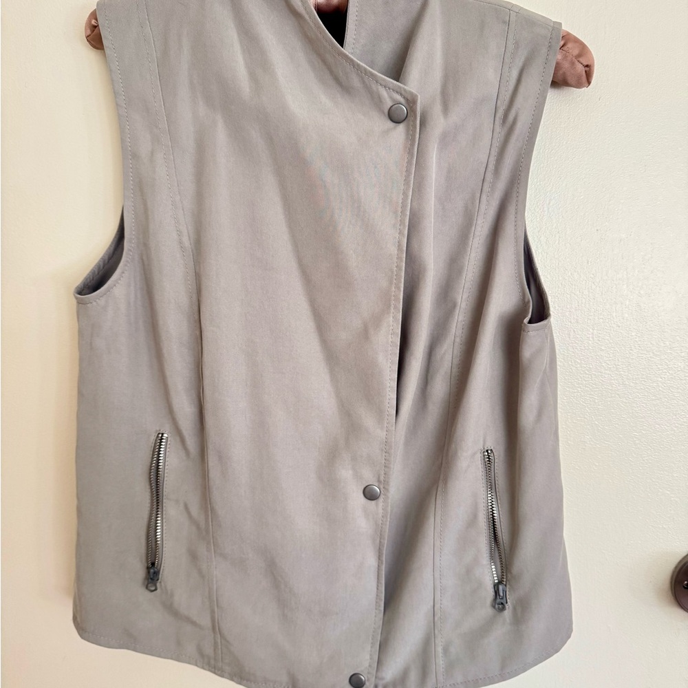 Banana Republic Light Gray Women's Vest